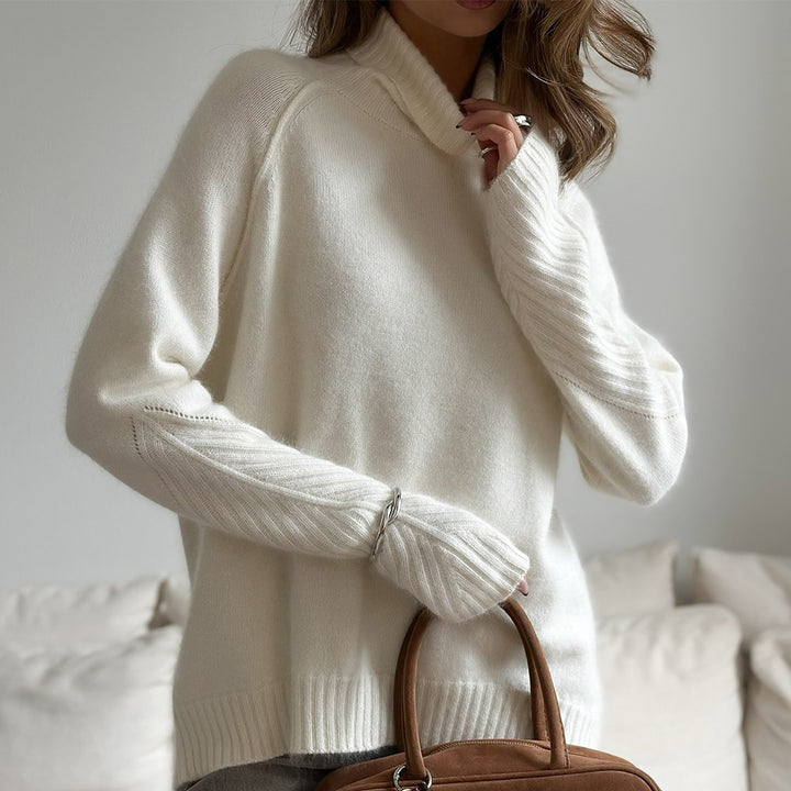 Kvinders bløde fleece sweatshirt med moderne snit og hyggeligt indre Stilla