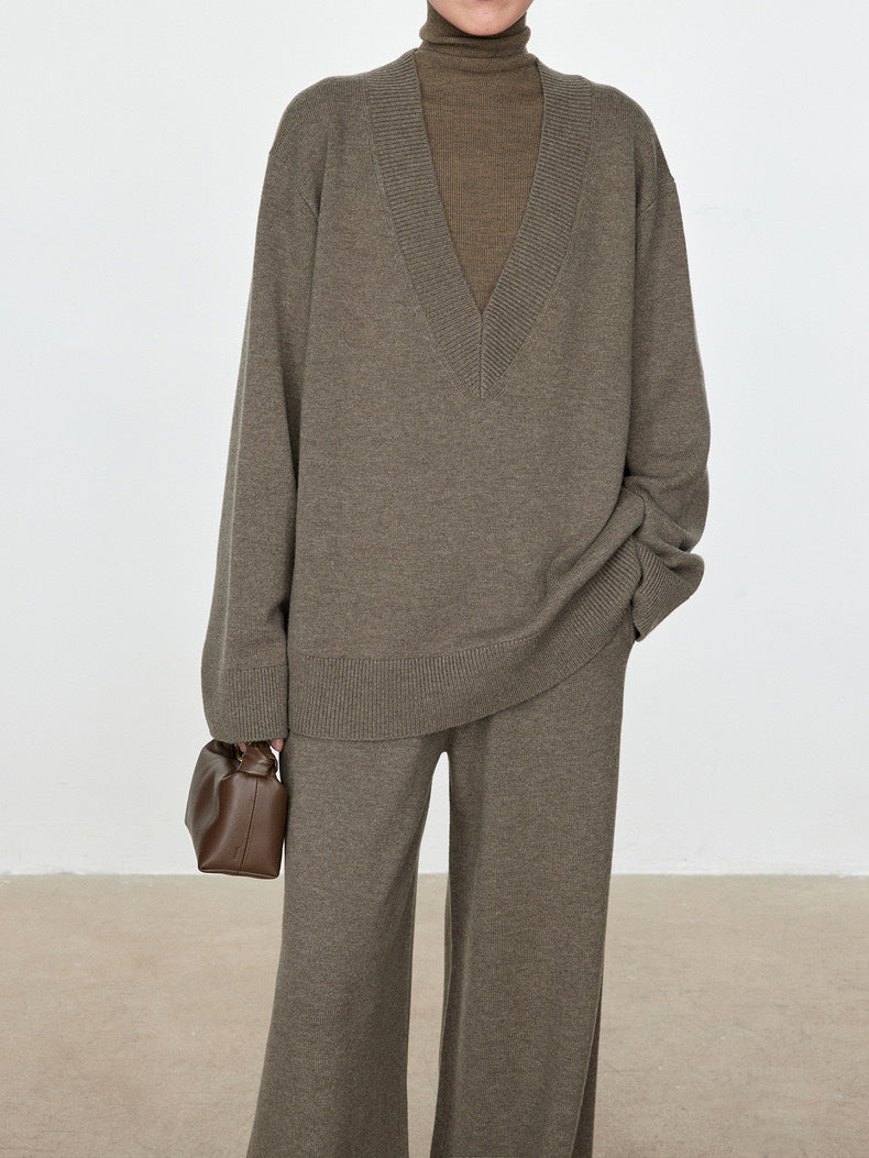 Dame Oversized Pullover lavet af blød uld Stilla