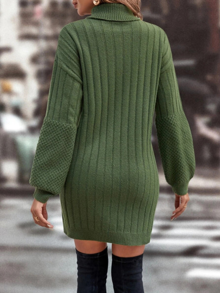 Femme Komfortabel Struktureret Sweaterkjole Stilla