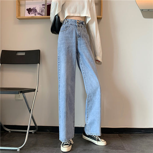 Kvinder Høj Talje Bootcut Jeans Stilla