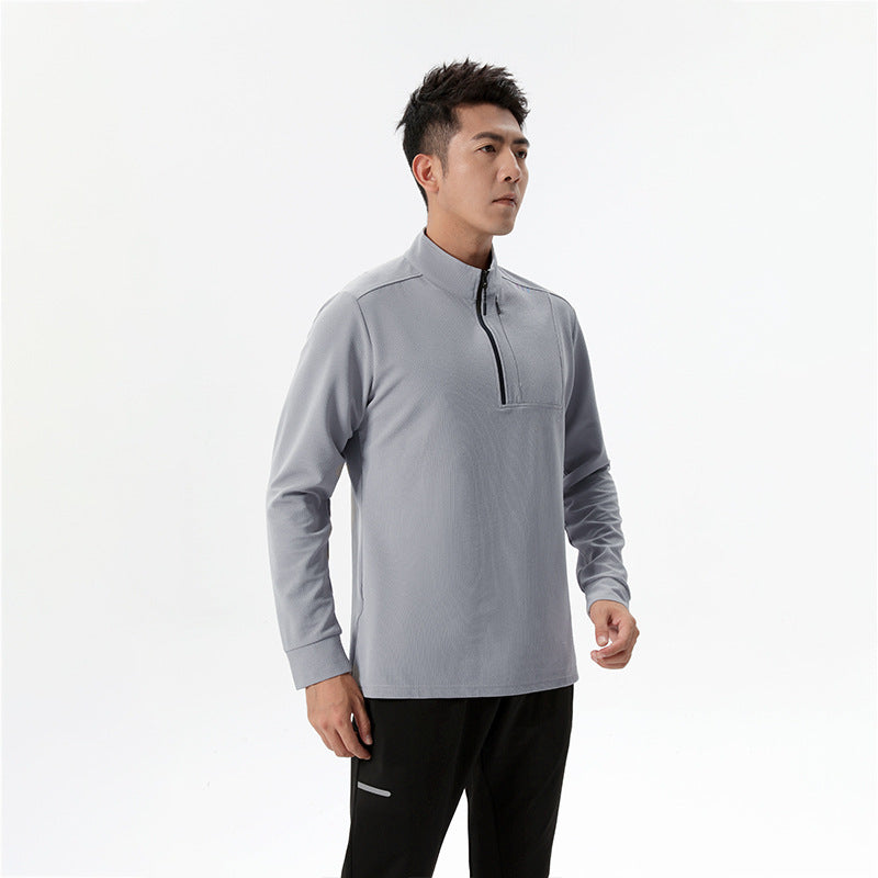 Herrer Funktionspullover med halv lynlås Stilla