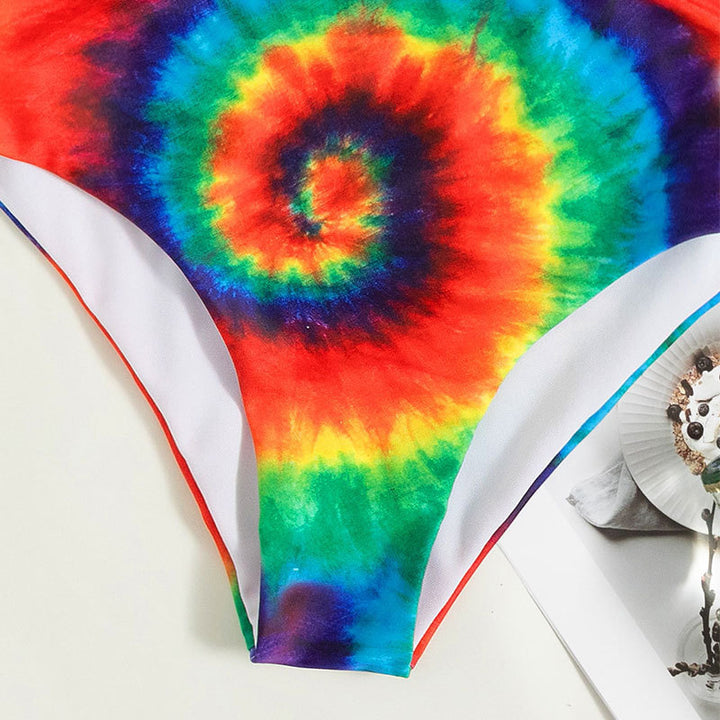 Dame Bikini sæt med spiralprint Skovae