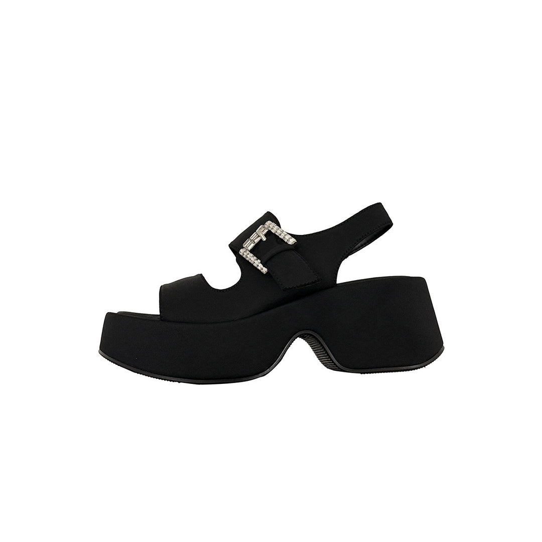 Femme Stilfulde Platform Slingback Sandaler Stilla