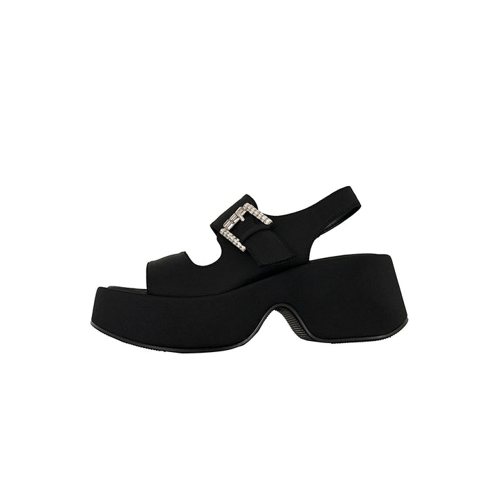 Femme Stilfulde Platform Slingback Sandaler Stilla
