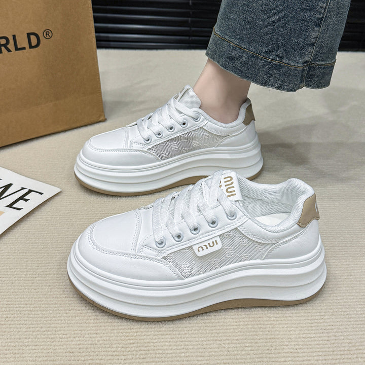 Damer platform-sneakers med åndbar overfladestruktur og ergonomisk dæmpning Stilla