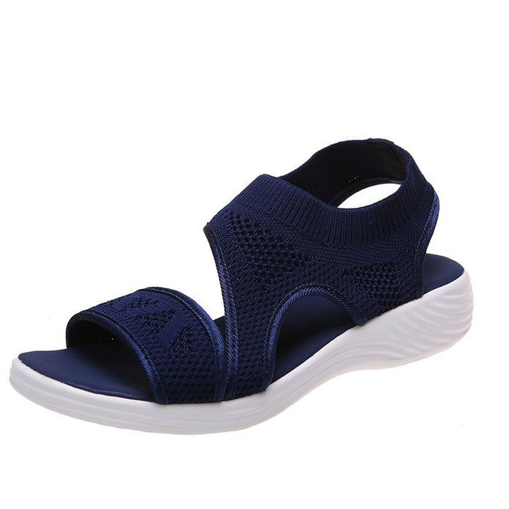 Dame Comfort-sandaler med elastisk overdel og åndbar sål Stilla