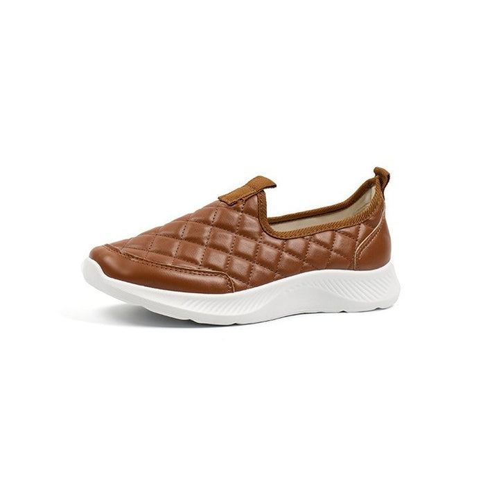 Dame Slip-On Sneakers med moderne quilt design og skridsikker sål Stilla