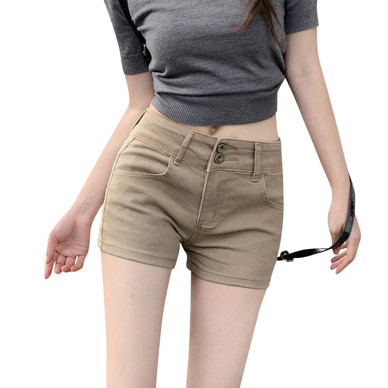 Dame Skræddersyede Denim Shorts Stilla