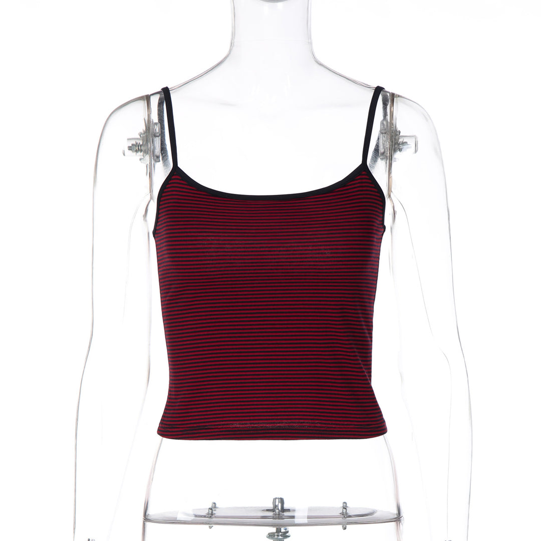 Dame tanktop med justerbare spaghetti-stropper Skovae