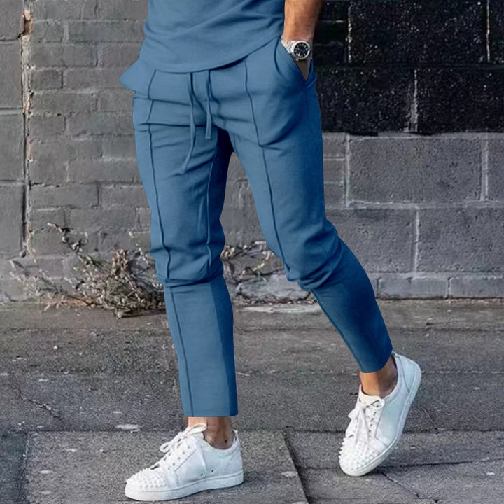 Herre fritids-joggingbukser med elastisk talje og stilfuldt design Stilla