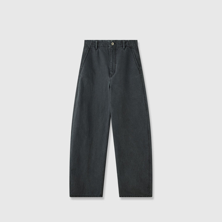 Dame vidde Denim-bukser med høj talje og afslappet snit Stilla