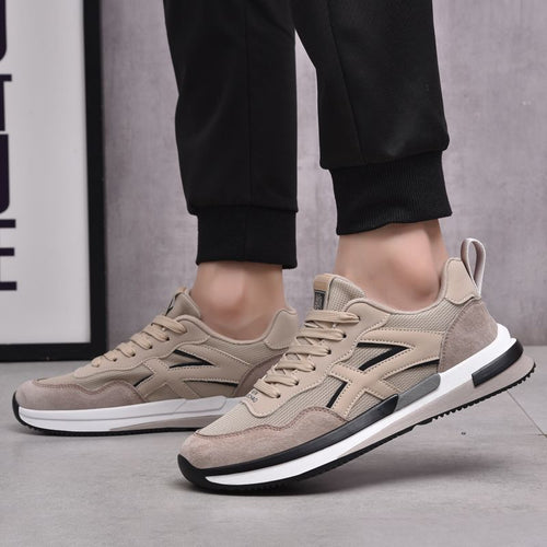 Herrer Sporty Sneakers med stødabsorberende design og åndbart overmateriale Stilla