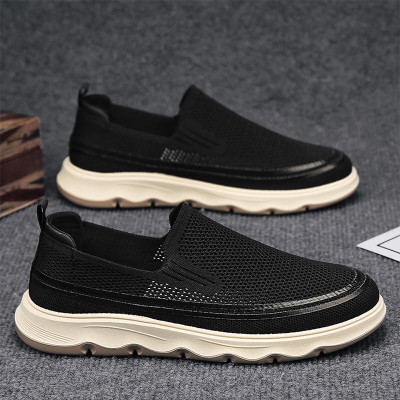 Dame Slip-On Komfort-Sneakers med åndbart overmateriale Stilla