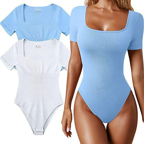 Dame kropsnær kortærmet body Stilla