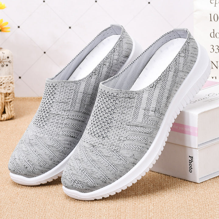 Femme Slip-On Komfort Sneakers med strækbar strikdesign Stilla