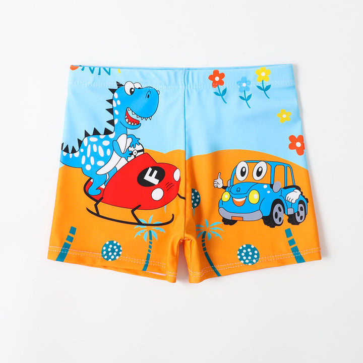 Drengernes bad shorts med maritimt motiv Skovae