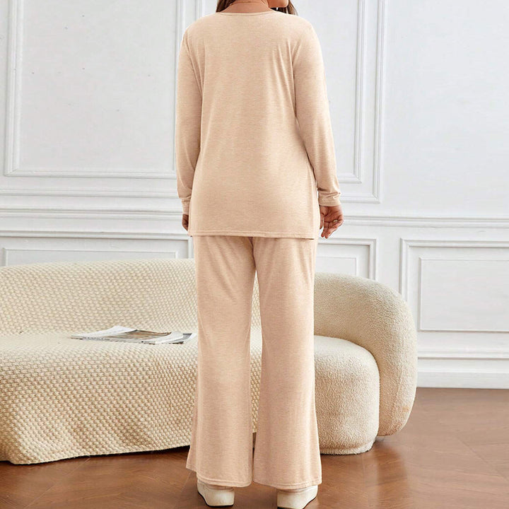 Dame loungewear med lange ærmer og komfortable bukser Stilla