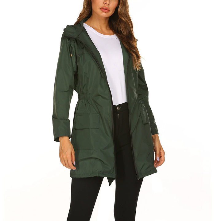 Stilla | Dame Hætte Raincoat