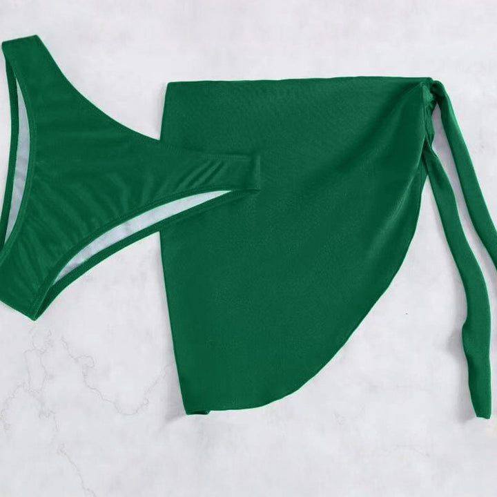 Dame Bandeau-Bikini med aftagelig nederdel Stilla
