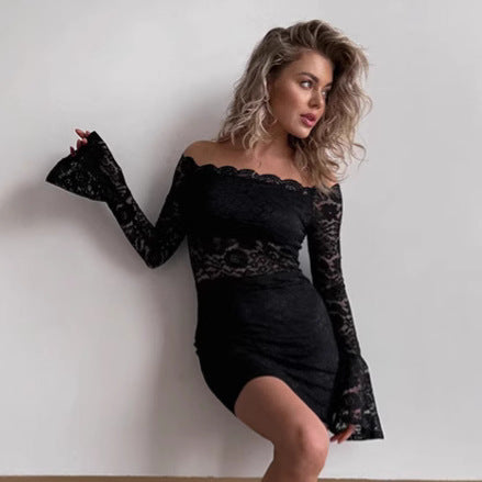 Damer Off-Shoulder Spidskjole med voluminøse ærmer og tætsiddende snit Stilla