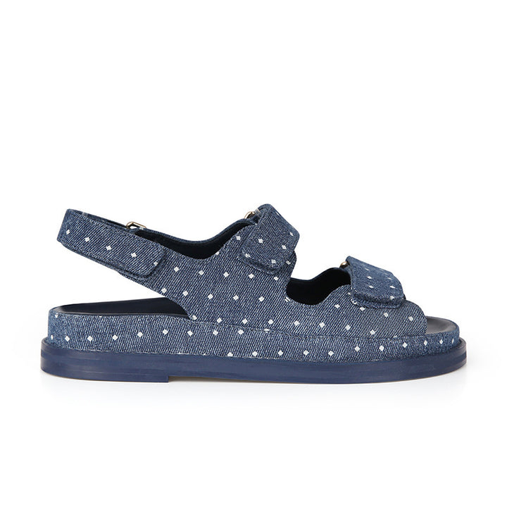 Dame Komfort Casual Slingback Sandaler med justerbare Remme Stilla
