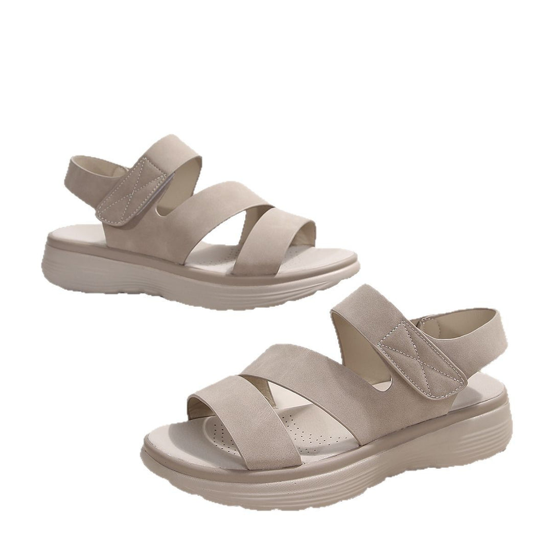 Dame Komfortable Kryds sandaler med justerbart remdesign og ergonomisk sål Stilla