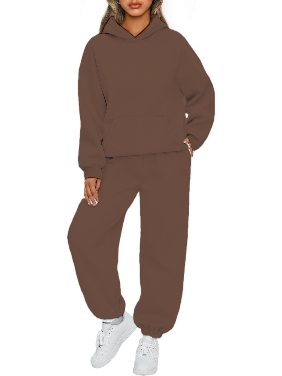 Kvinders hyggelige sweater og jogger sæt Skovae