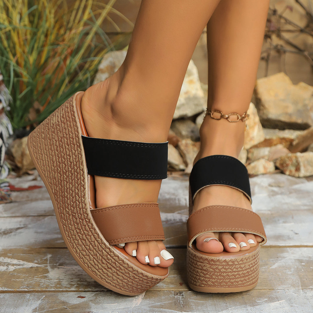 Dame Wedge-sandaler med moderne design og skridsikre såler Stilla
