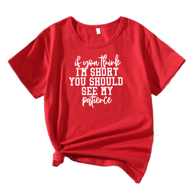 Kvinder Humoristiske Citater Grafik T-Shirt Stilla