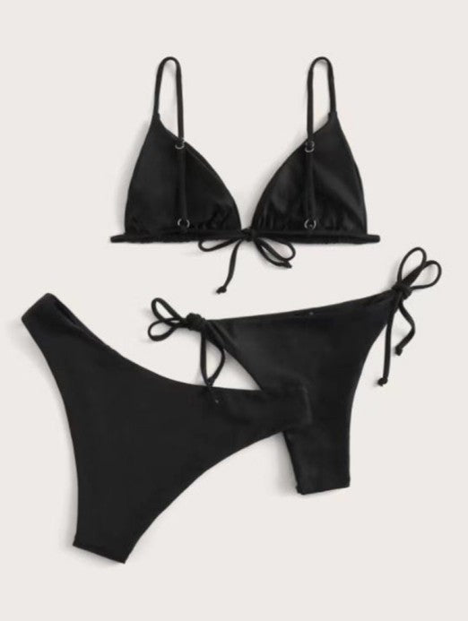 Femme justerbart bikinisæt med bindesnor Stilla