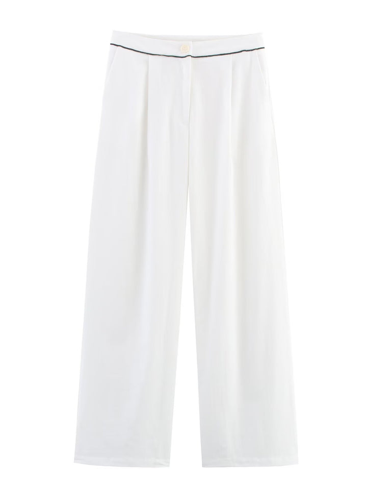 Dame bred Palazzo-bukser med elegant talje Stilla