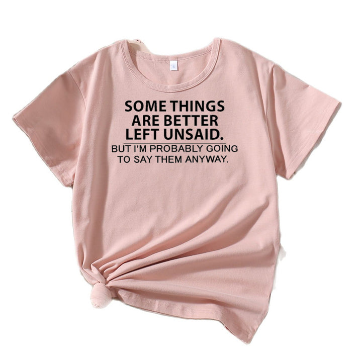 Kvinder Sjovt Statement Grafik T-shirt Stilla