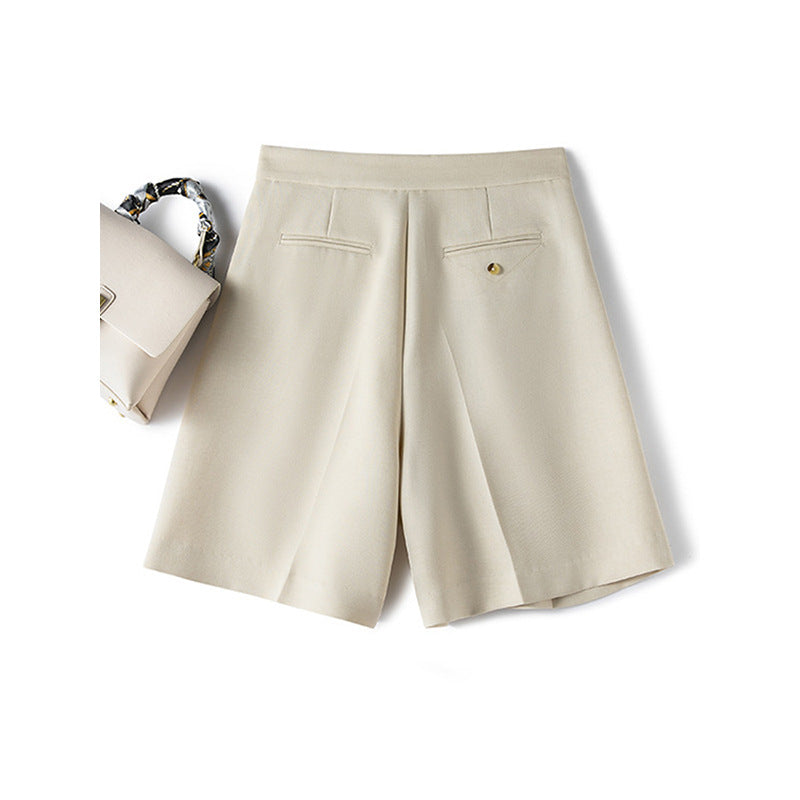 Dame elegante shorts med bred pasform og høj talje Stilla