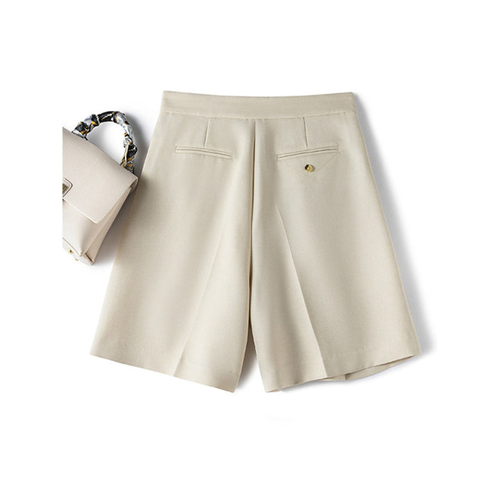 Dame elegante shorts med bred pasform og høj talje Stilla