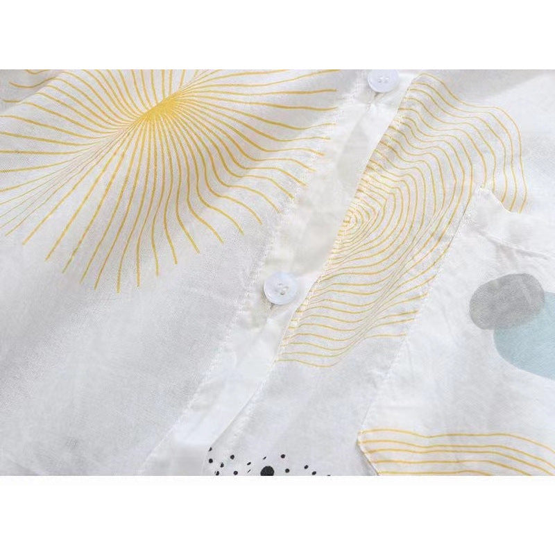 Damernes Lettere Kunstneriske Kimono Jakke Stilla