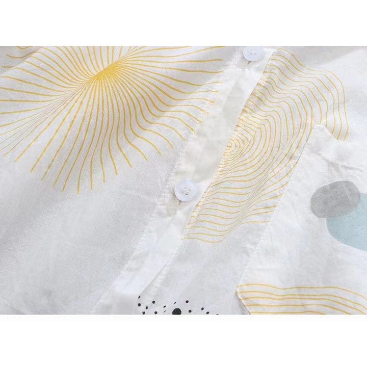 Damernes Lettere Kunstneriske Kimono Jakke Stilla
