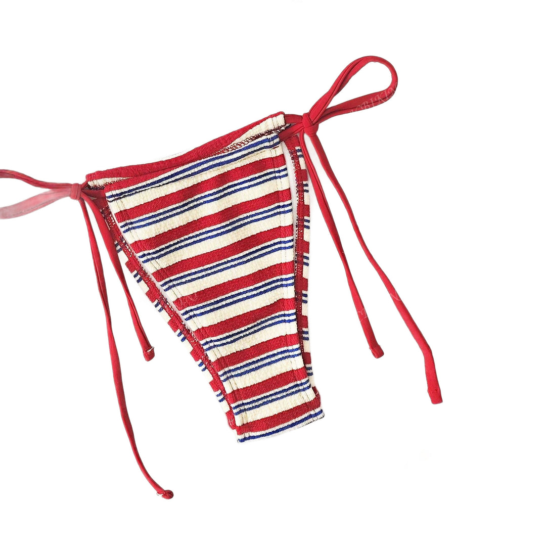 Dame Triangel-Bikini-Sæt med legende design og justerbare stropper Skovae