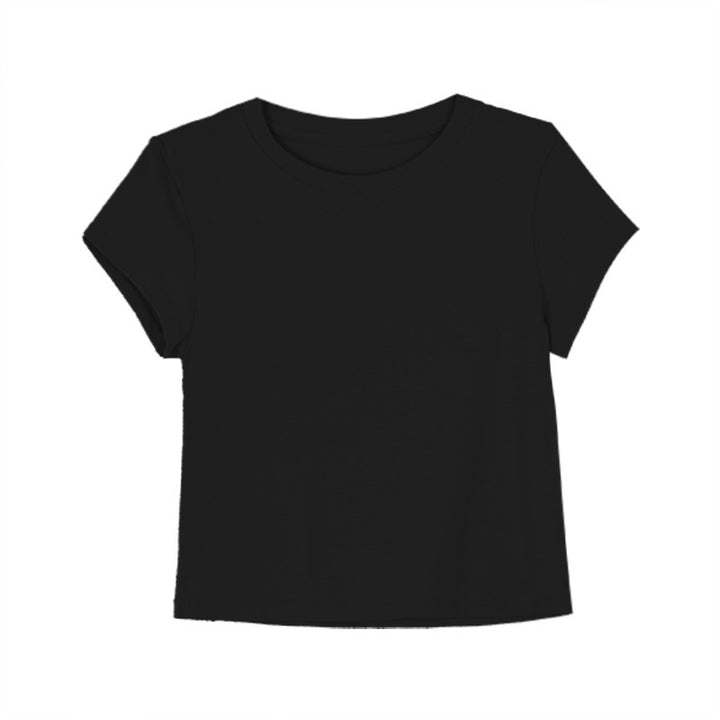 Dame afslappet kortærmet T-shirt med høj kvalitet, åndbar bomulds-kvalitet og komfortabel pasform Stilla
