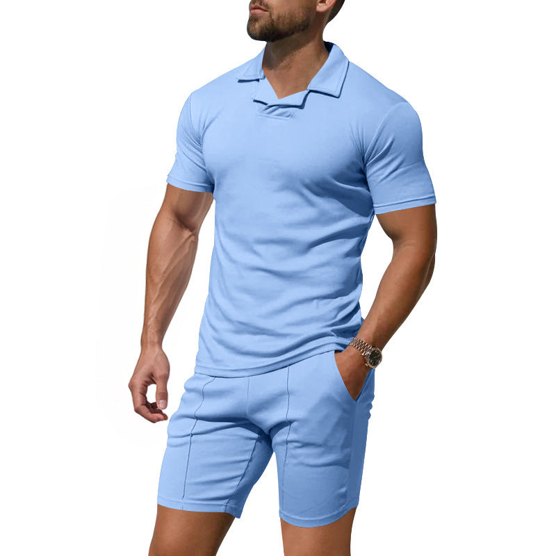 Herre Sports T-shirt og Shorts Sæt Stilla