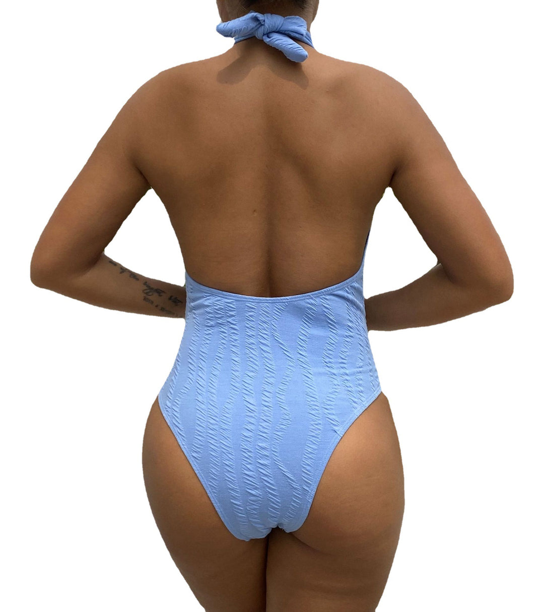 Femme Crisscross Cutout Én-piece Badedragt Stilla
