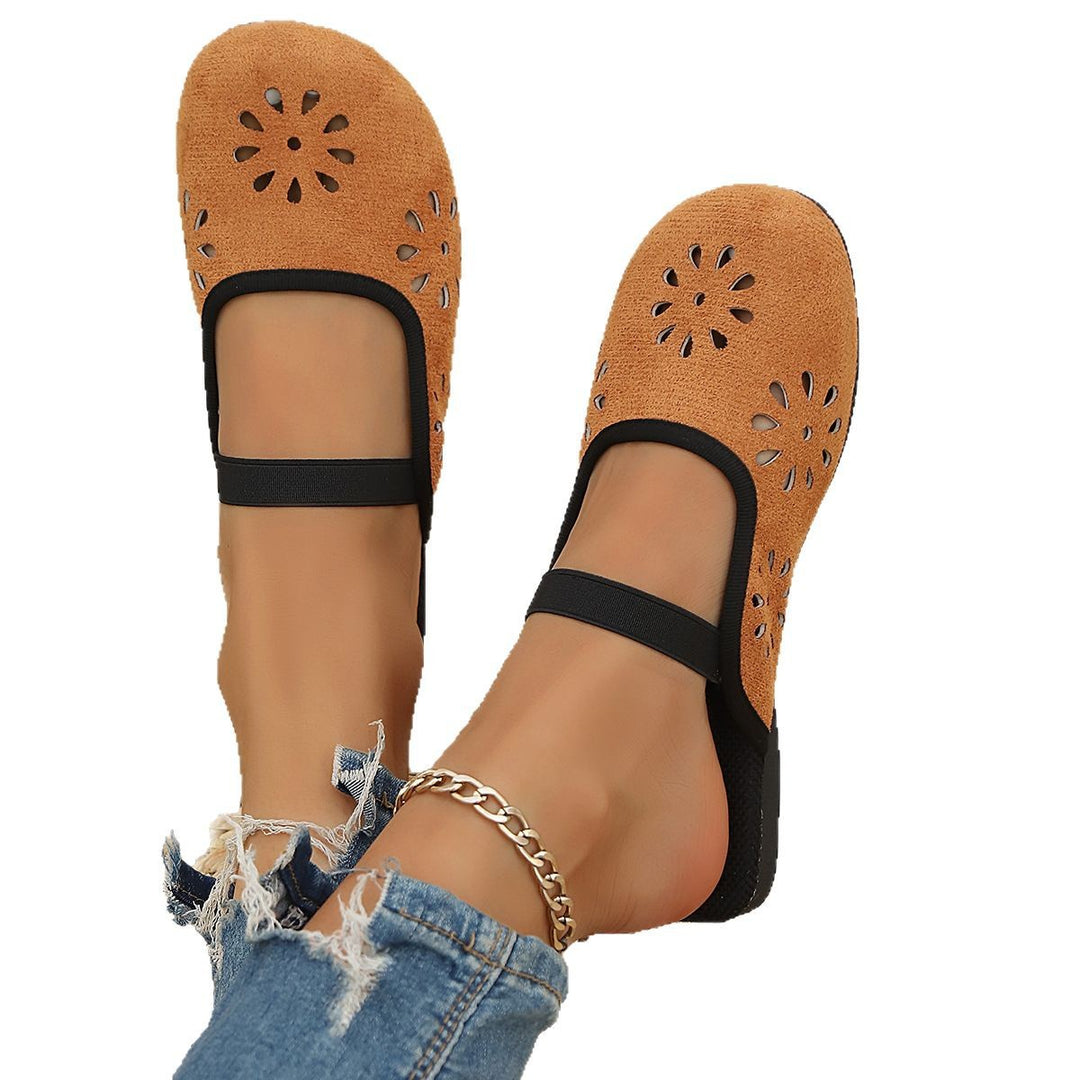 Dame Slip-On Sko med luftig perforering Stilla