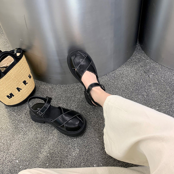 Dame Komfortable Sandaler med justerbar rem og skridsikker sål Stilla