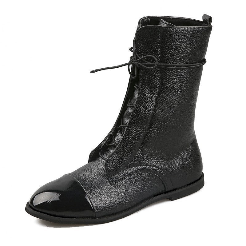 Dame snørestøvler med fashion-forward spids og robust ramme Stilla