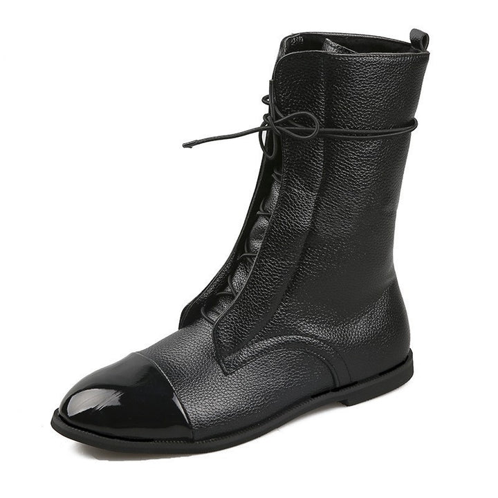 Dame snørestøvler med fashion-forward spids og robust ramme Stilla