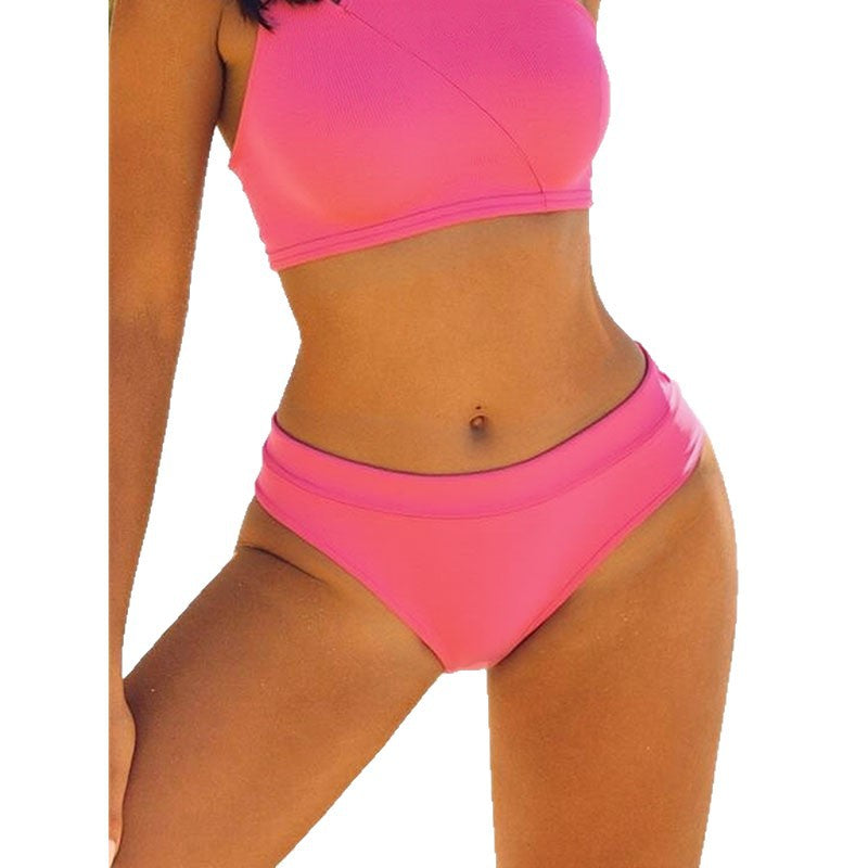 Dame Ensidet skåret bikini med støttende top Skovae