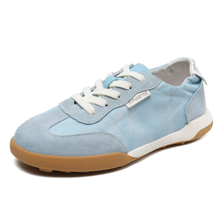 Herre fritid ruskinds sneakers med polstret indersål Stilla
