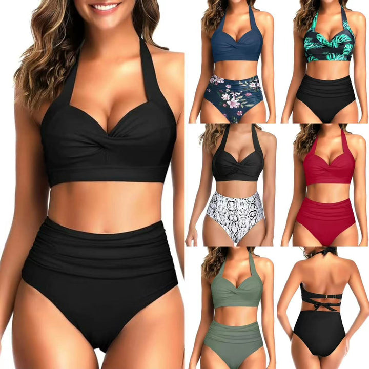 Damer Højt skåret bikini med raffineret top Skovae