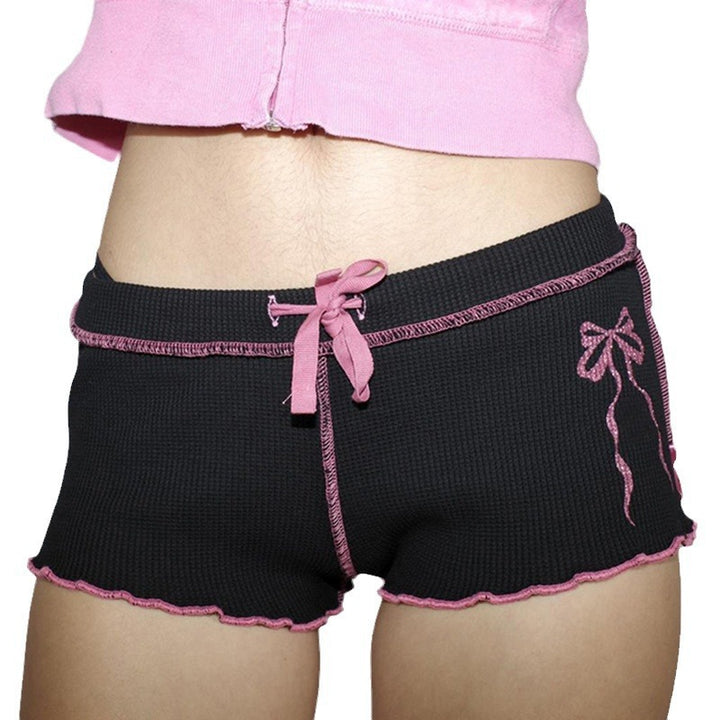 Dame Sportlige shorts med fleksibel talje og åndbart materiale Skovae
