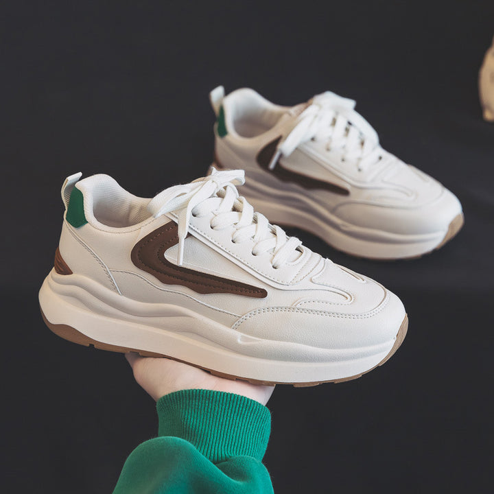 Dame Chunky Sneakers med sportsligt design Stilla