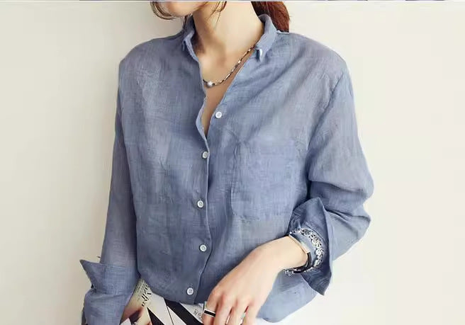 Dame fritid let button-up-shirt og skræddersyede shorts sæt Stilla